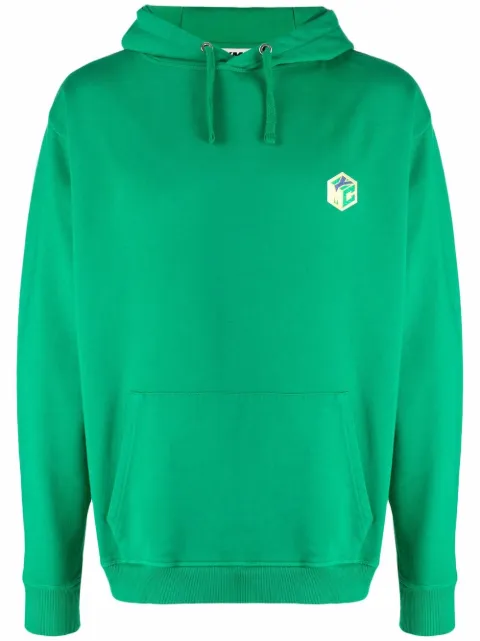 YMC logo-print pullover hoodie