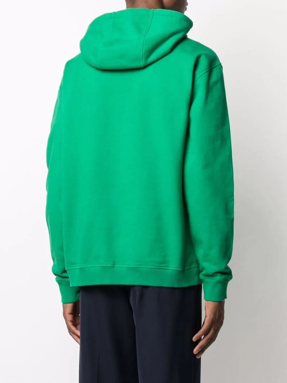 YMC Hoodie met logoprint Groen