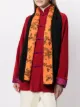 Image 2 of Shanghai Tang Chinoiserie print silk scarf