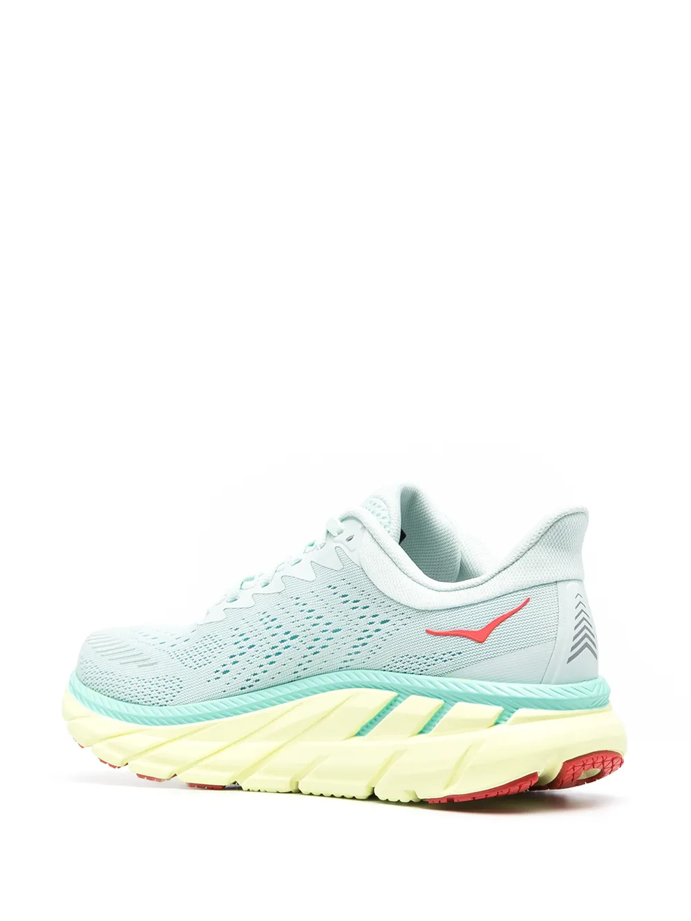 фото Hoka one one кроссовки clifton 7 в стиле колор-блок