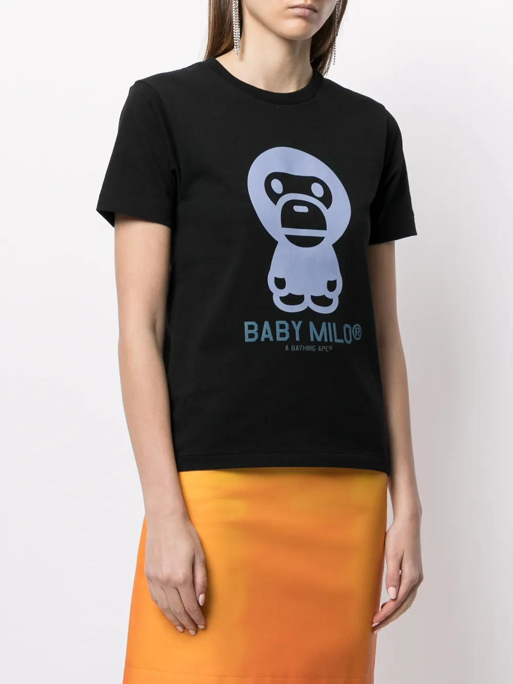 фото A bathing ape® футболка с принтом baby milo