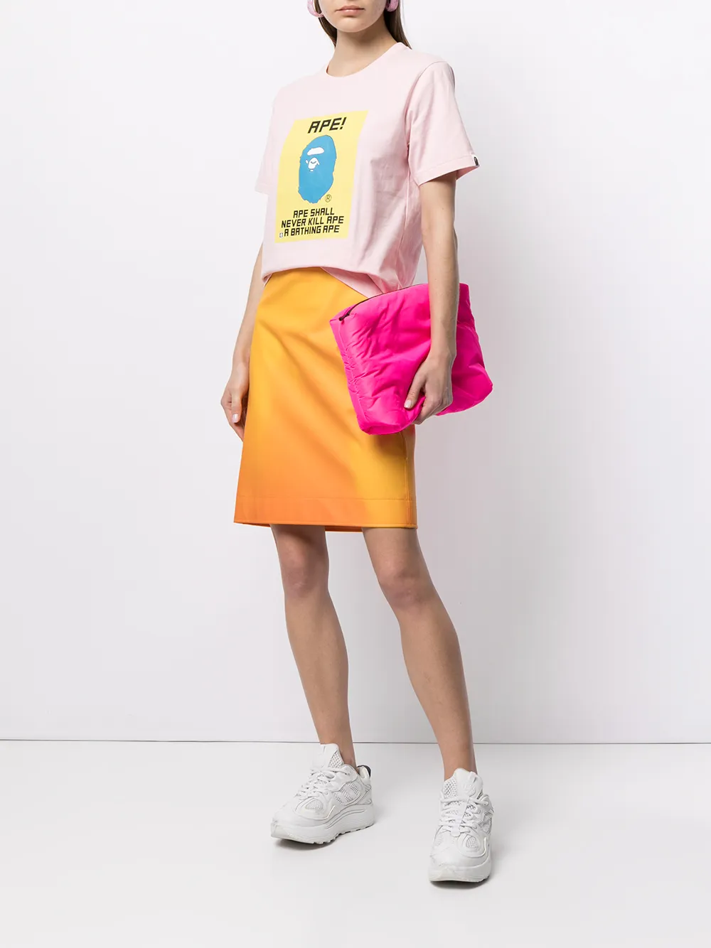 фото A bathing ape® футболка с логотипом