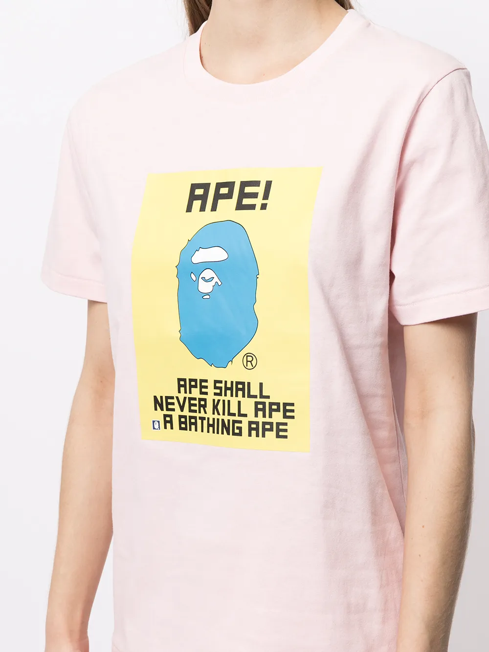 фото A bathing ape® футболка с логотипом