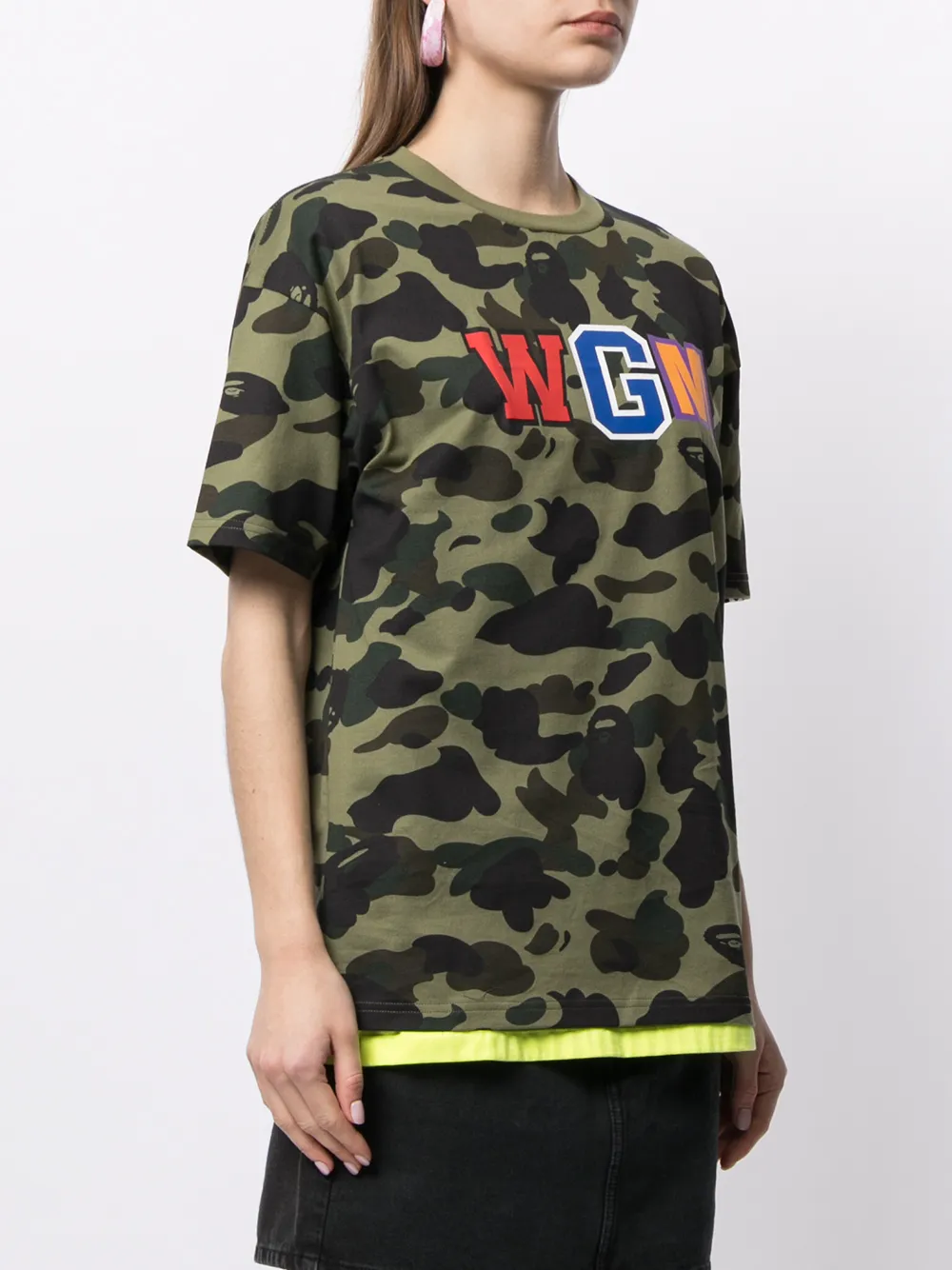 фото A bathing ape® футболка 1st camo shark