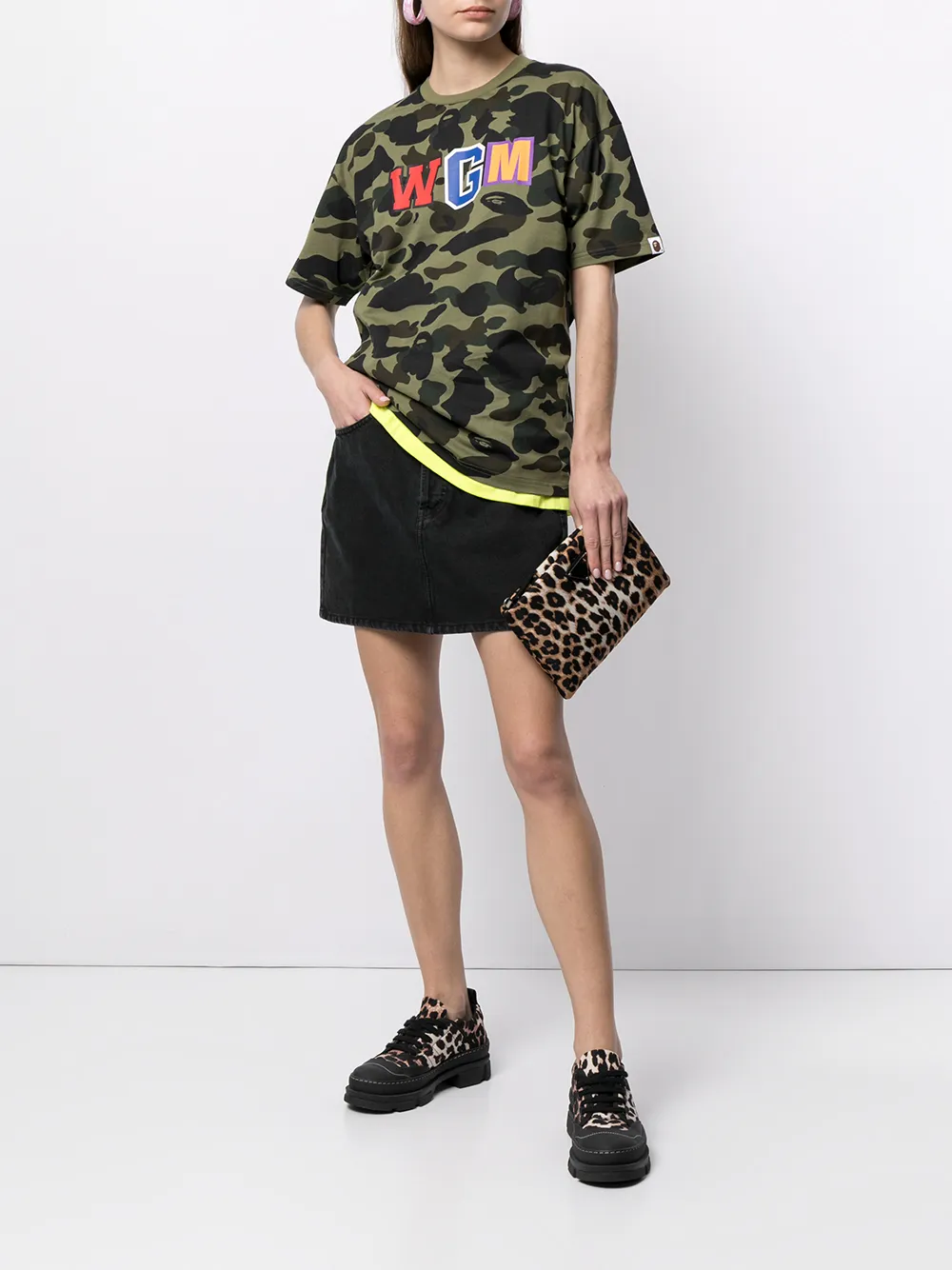 фото A bathing ape® футболка 1st camo shark