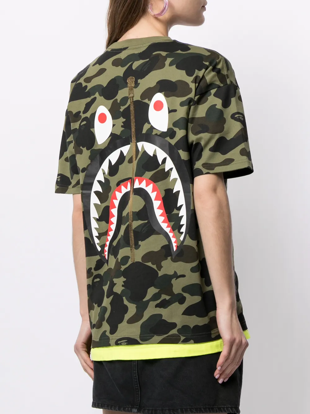 фото A bathing ape® футболка 1st camo shark