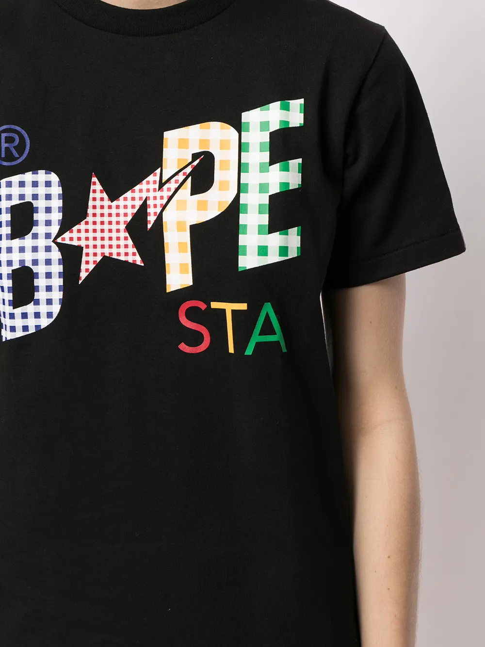 фото A bathing ape® футболка с надписью