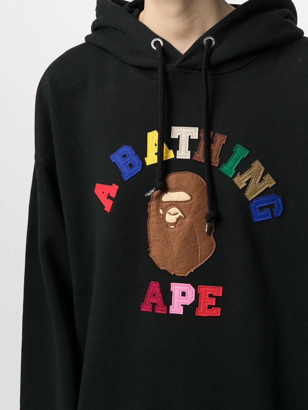 фото A bathing ape® худи с вышитым логотипом