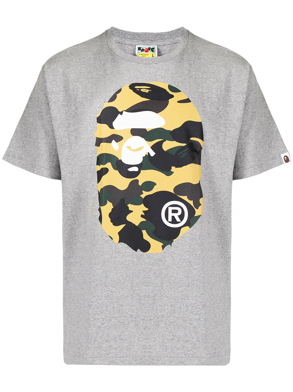 фото A bathing ape® футболка с камуфляжным принтом big ape head