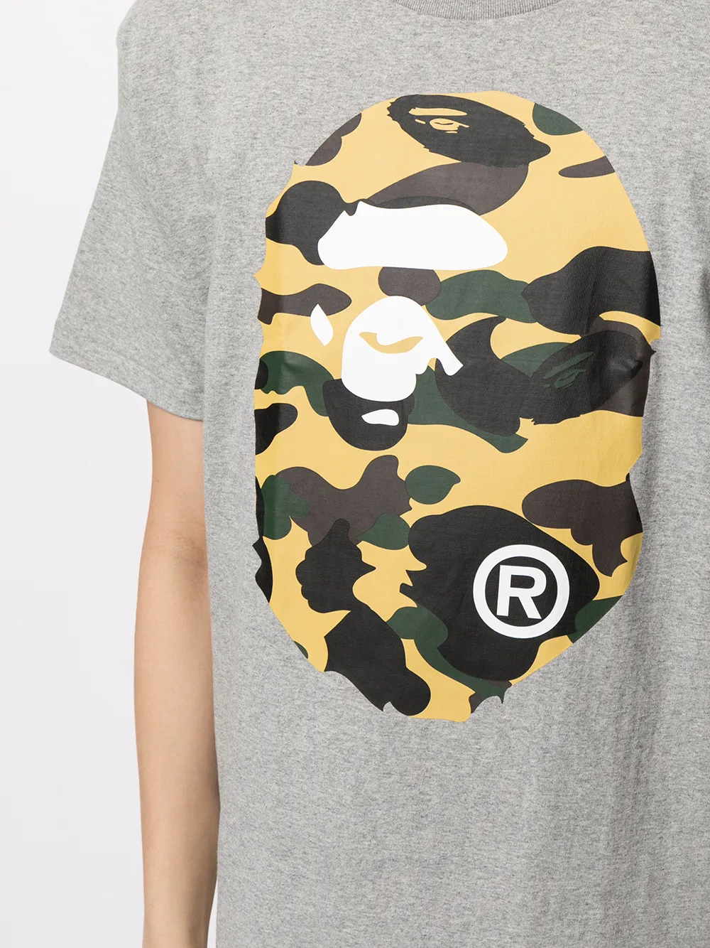 фото A bathing ape® футболка с камуфляжным принтом big ape head