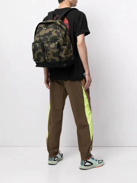 saint laurent camo backpack