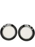 Ann Demeulemeester X Serax x Serax set of 2 plates (28cm) - Black