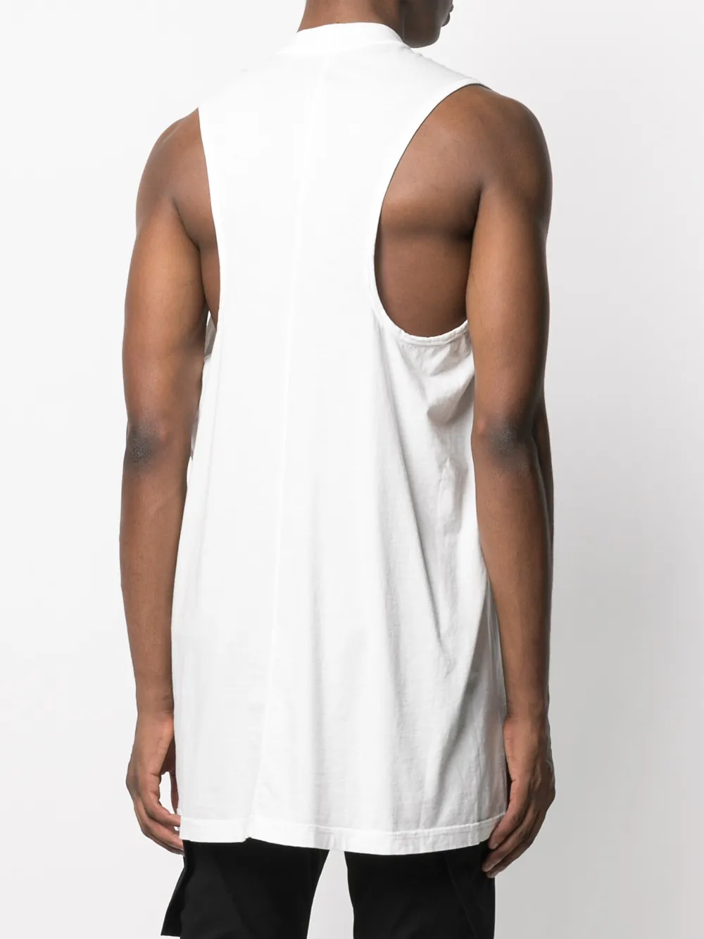 фото Rick owens drkshdw топ без рукавов с нашивкой-логотипом