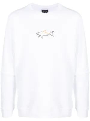 paul and shark white sweatshirt