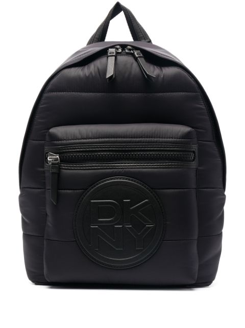 DKNY Logo Patch Backpack - Farfetch
