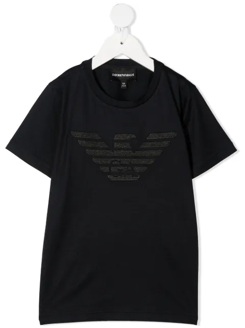 Emporio Armani Kids logo-print short-sleeved T-shirt