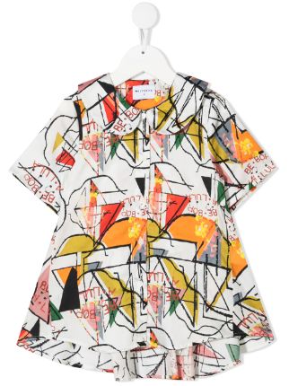 Wolf & Rita Graphic Print Cotton Shirt - Farfetch