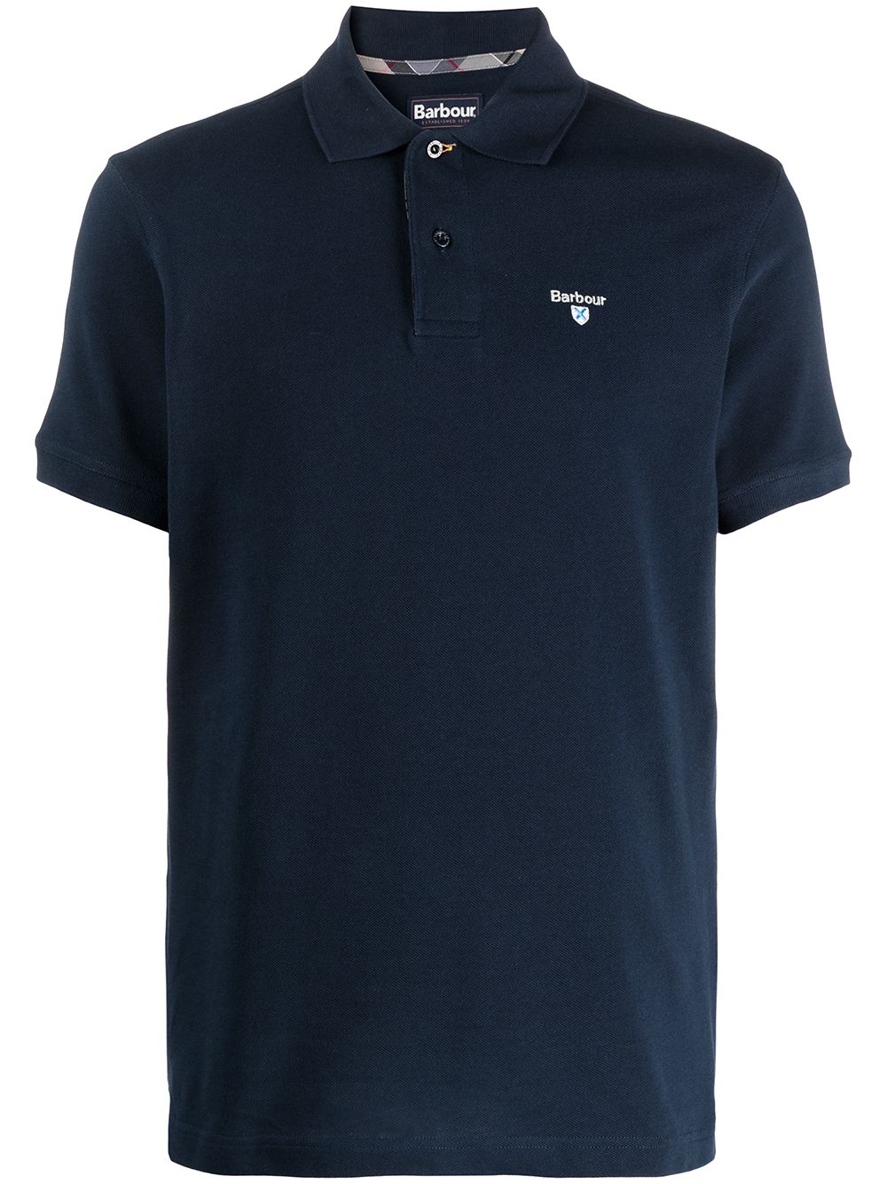 Barbour Logo Embroidered Polo Shirt - Farfetch