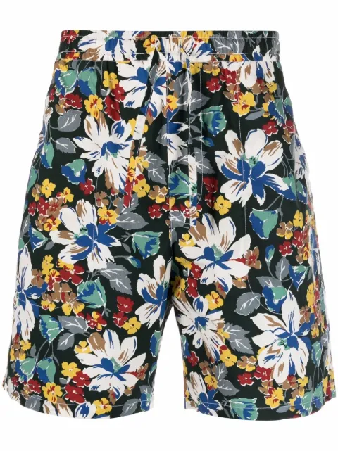 YMC short à fleurs