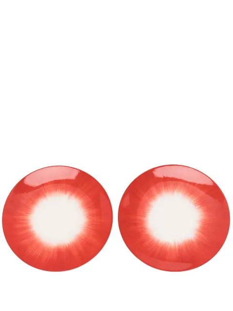 Ann Demeulemeester X Serax set de dos platos de 18cm de Ann Deumelemeester x Serax
