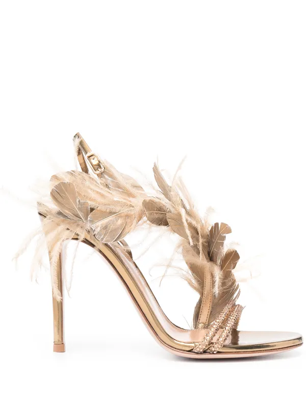 gianvito rossi feather sandals