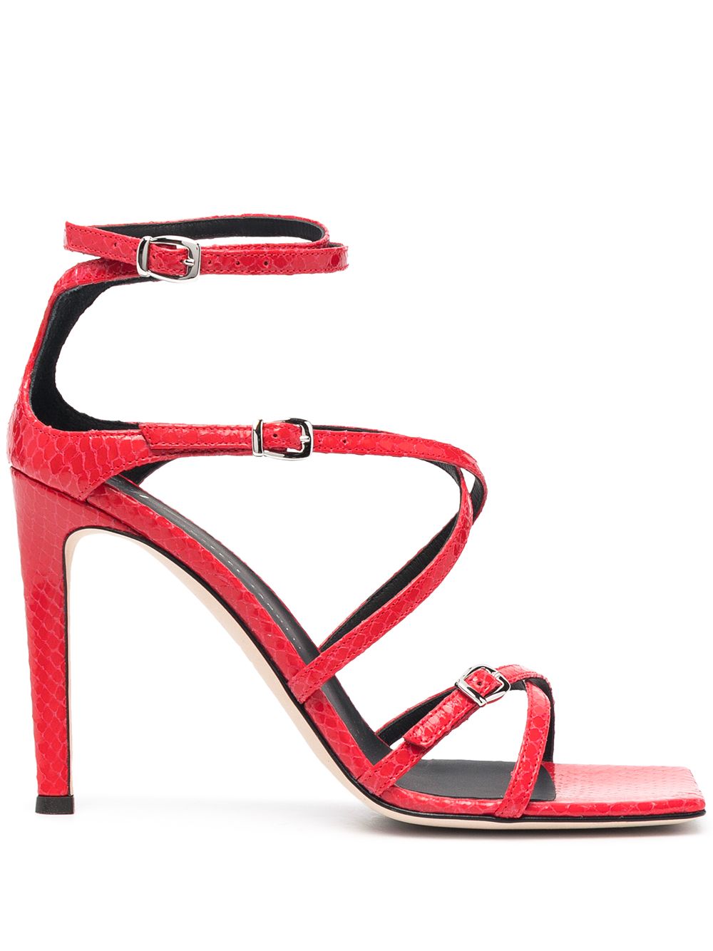 Giuseppe Zanotti snakeskin-effect high-heel Sandals - Farfetch