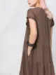 Peserico tiered maxi dress