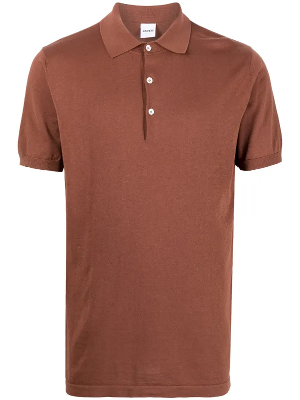 knitted polo shirt