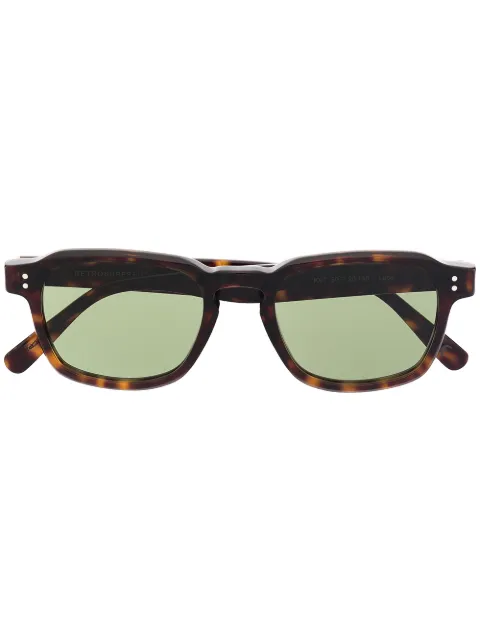 Retrosuperfuture tortoiseshell-effect square sunglasses