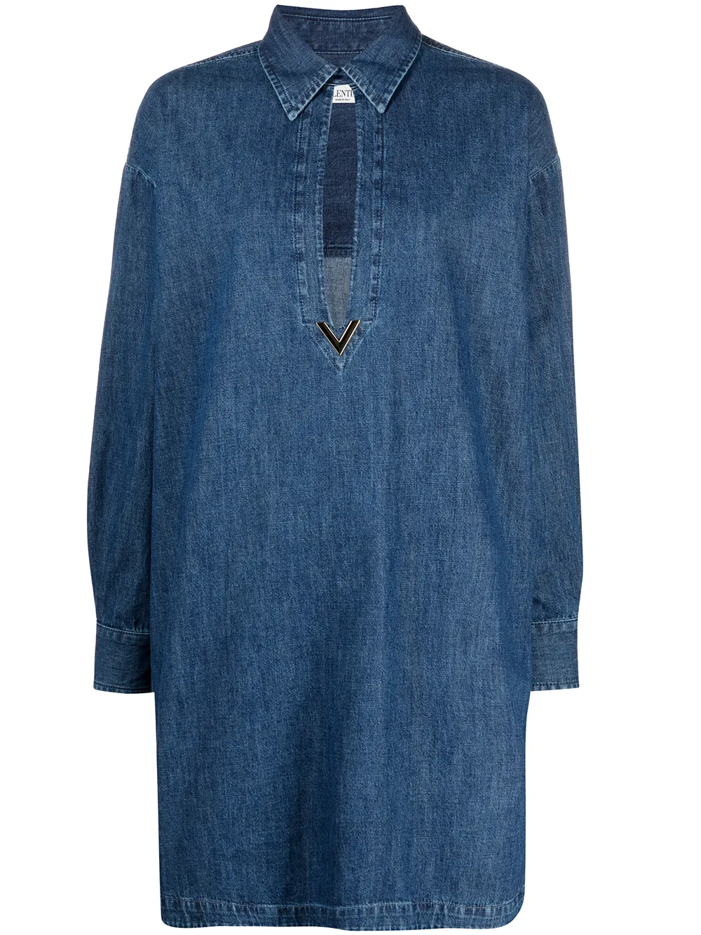 

Valentino VGOLD denim kaftan - Blue