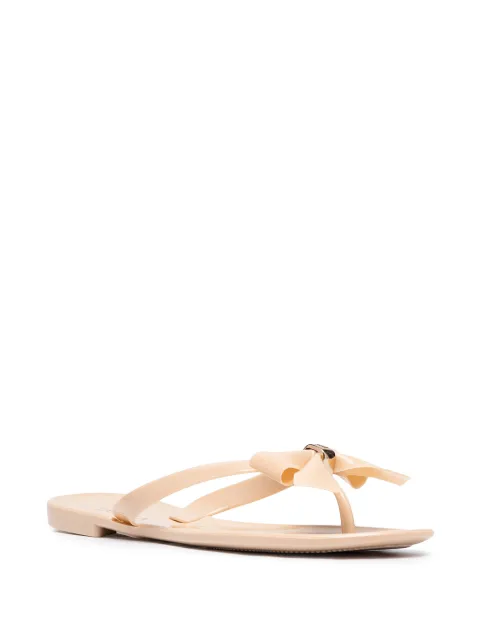 carvela bow flip flops