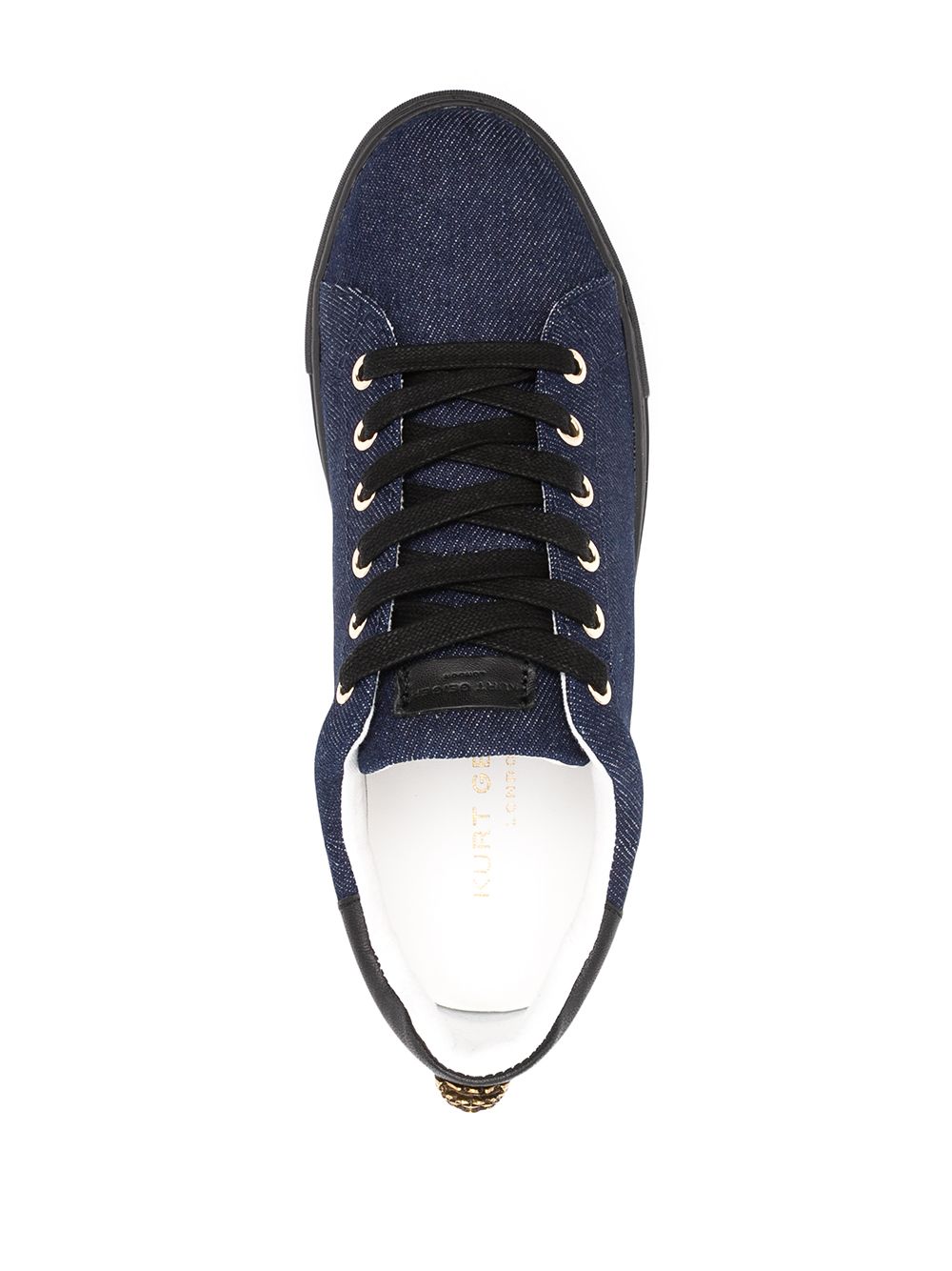 фото Kurt geiger london джинсовые кеды laney eagle на платформе