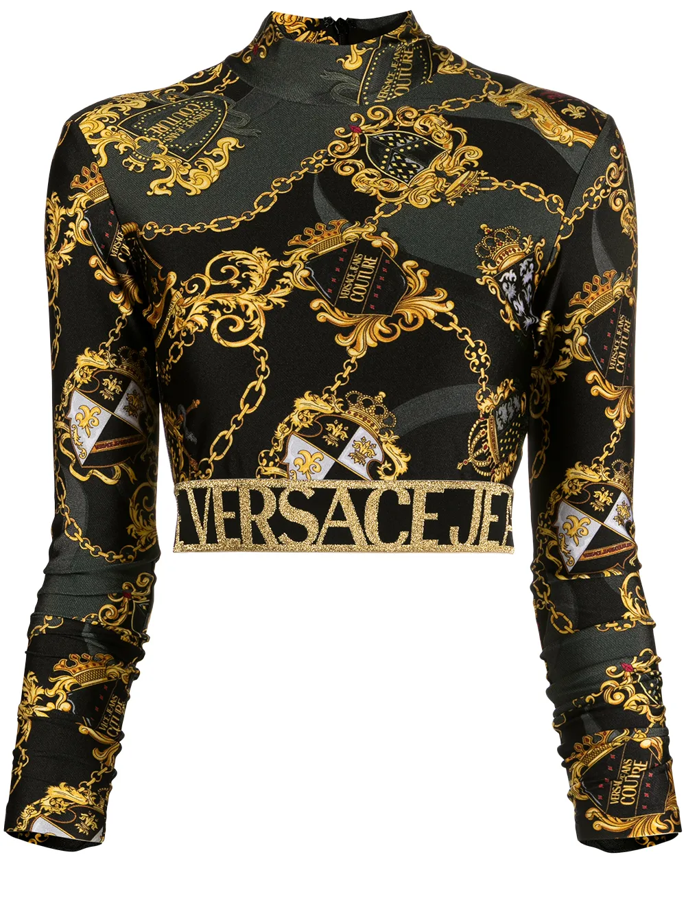 фото Versace jeans couture топ с принтом baroque