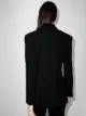 Christopher Kane crystal-fringe double-breasted blazer