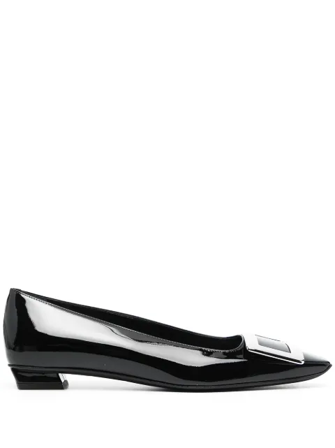 Roger Vivier square buckle ballerina flats