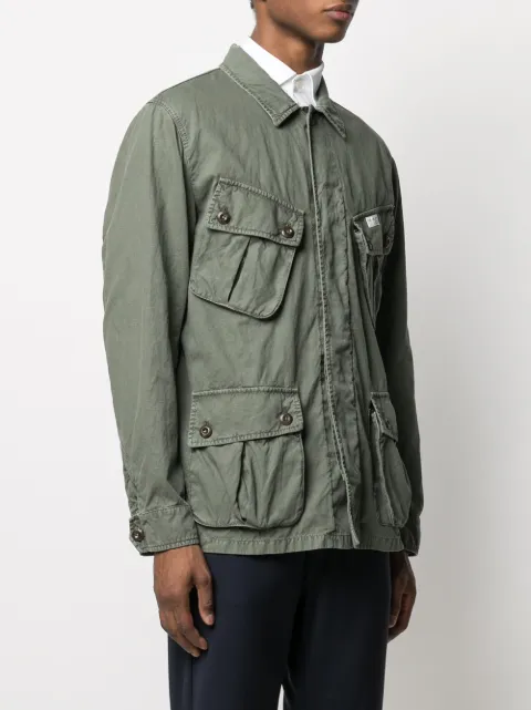 Fay Multiple Pocket zip-up Jacket - Farfetch