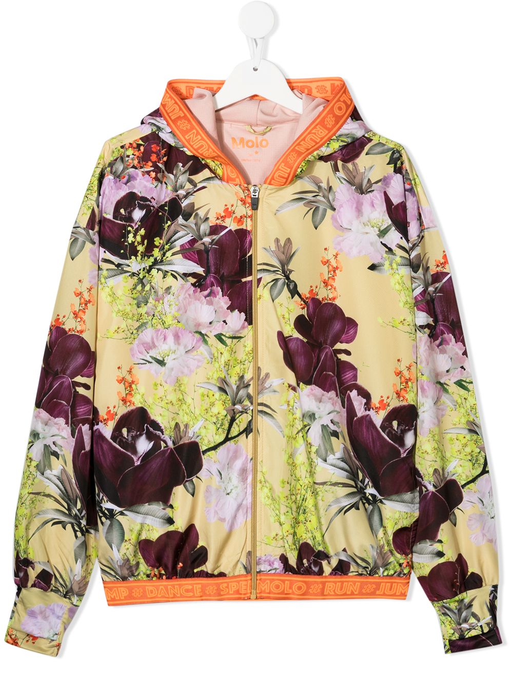 фото Molo kids teen floral-print bomber jacket