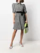 Image 2 of P.A.R.O.S.H. checked puff sleeve dress