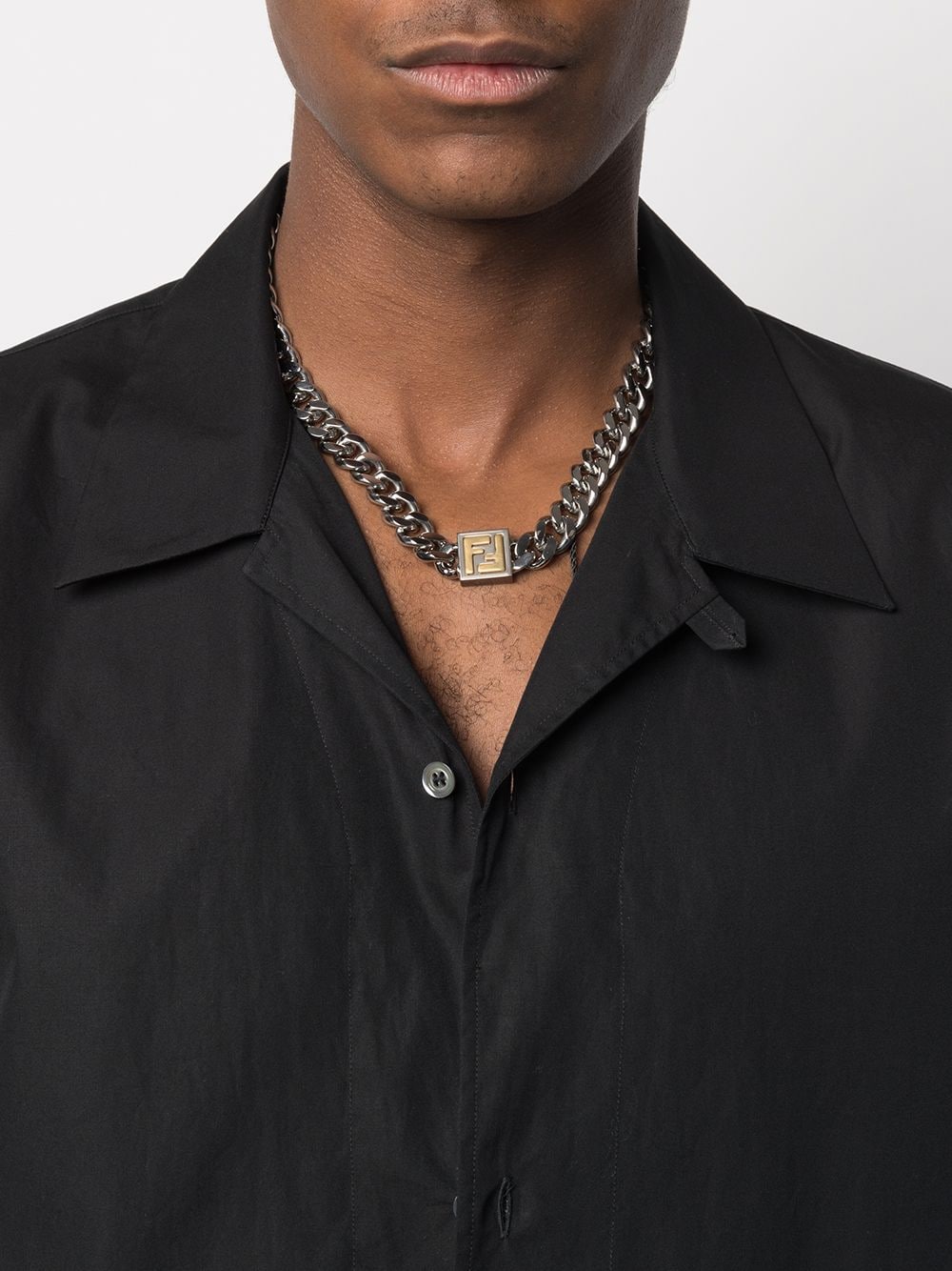 фото Fendi цепочка на шею с монограммой
