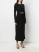 THE ANDAMANE cut-out long-sleeve midi dress