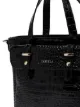 Carvela Bolsa Jacie de couro com efeito pele de cobra