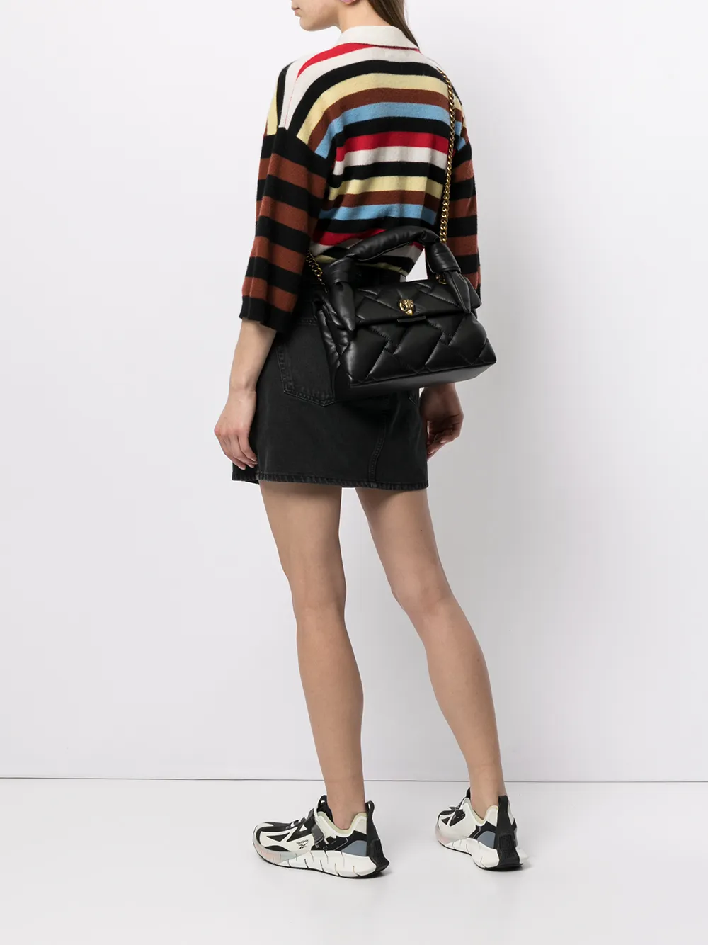 фото Kurt geiger london стеганая сумка-тоут kensington