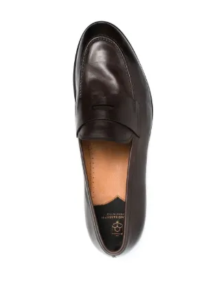 penny-slot leather loafers展示图