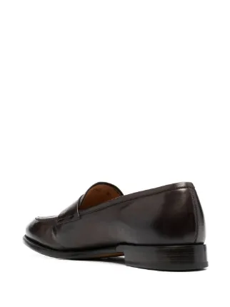 penny-slot leather loafers展示图