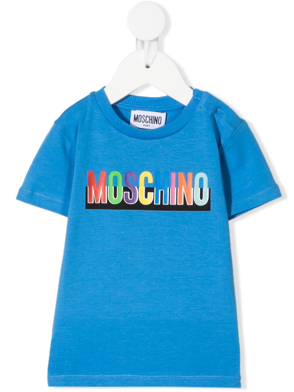 фото Moschino kids футболка с логотипом