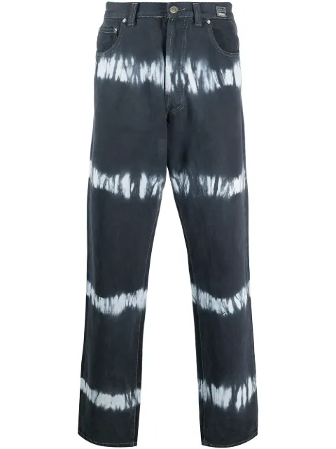 Versace Pre-Owned 2000's 타이다이 스트레이트 진