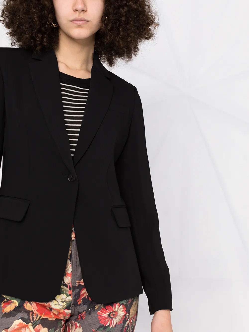  P.a.r.o.s.h. Blazer Mit Fallendem Revers   Schwarz 