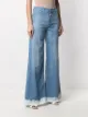 Closed high-waisted flared leg jeans
