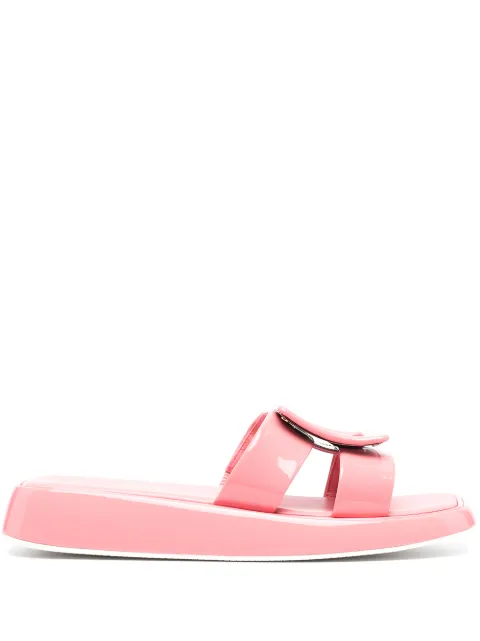 Roger Vivier Vivier leather slides 