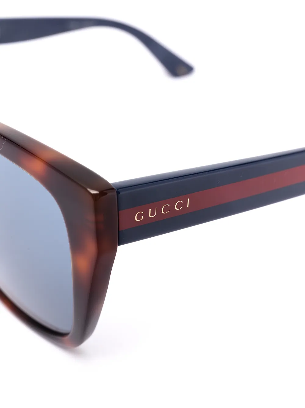 фото Gucci eyewear солнцезащитные очки черепаховой расцветки